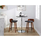 Lot de 2 tabourets de bar pivotants LumiSource Maya de 66 cm (hauteur comptoir)