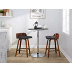Lot de 2 tabourets de bar pivotants LumiSource Maya de 66 cm (hauteur comptoir)