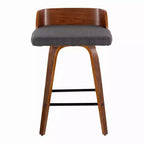 Lot de 2 tabourets de bar pivotants LumiSource Maya de 66 cm (hauteur comptoir)