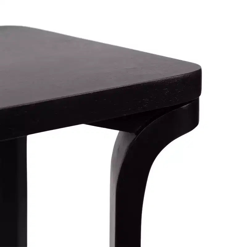 Table d'appoint en bois Escalon Kate and Laurel, 56x36x66 cm, Noir