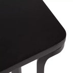 Table d'appoint en bois Escalon Kate and Laurel, 56x36x66 cm, Noir