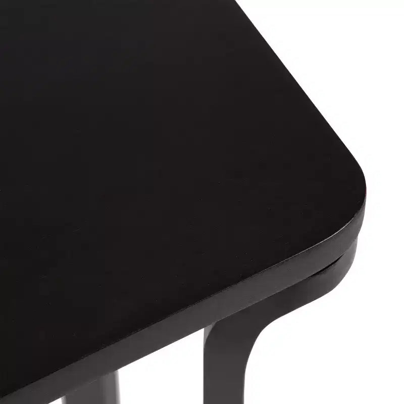 Table d'appoint en bois Escalon Kate and Laurel, 56x36x66 cm, Noir
