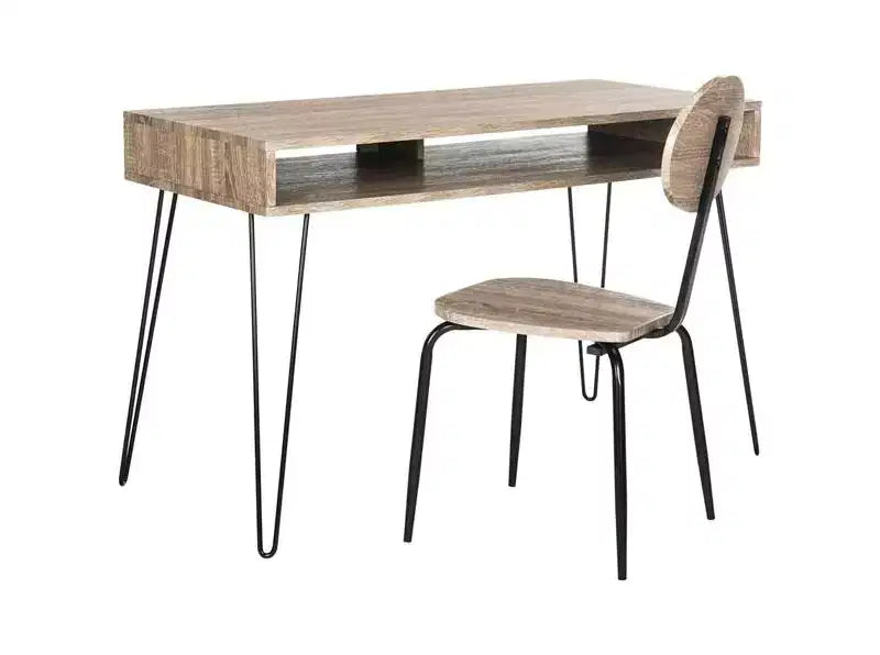 Bureau + chaise Winta - FOX2232 - Gris - Safavieh Couture