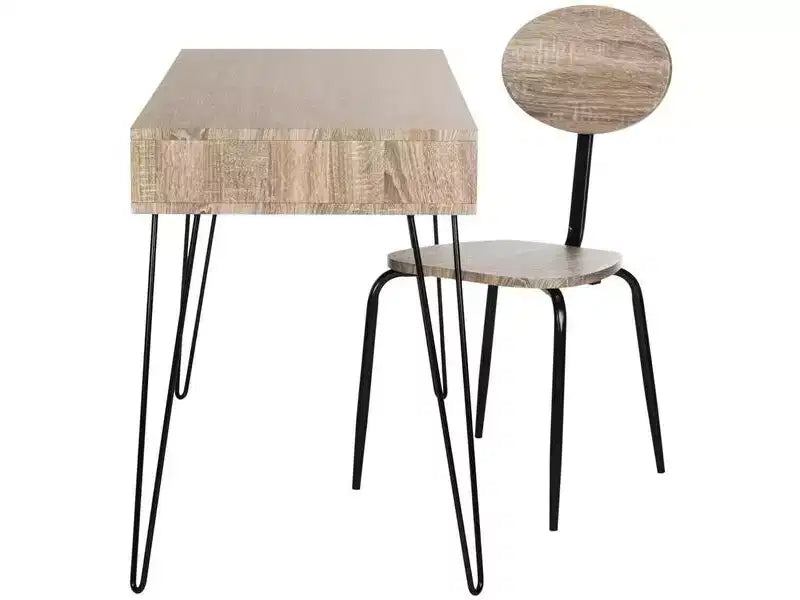 Bureau + chaise Winta - FOX2232 - Gris - Safavieh Couture