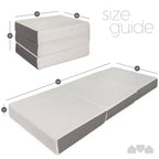 Matelas pliant en mousse à mémoire de forme Milliard de 6 pouces