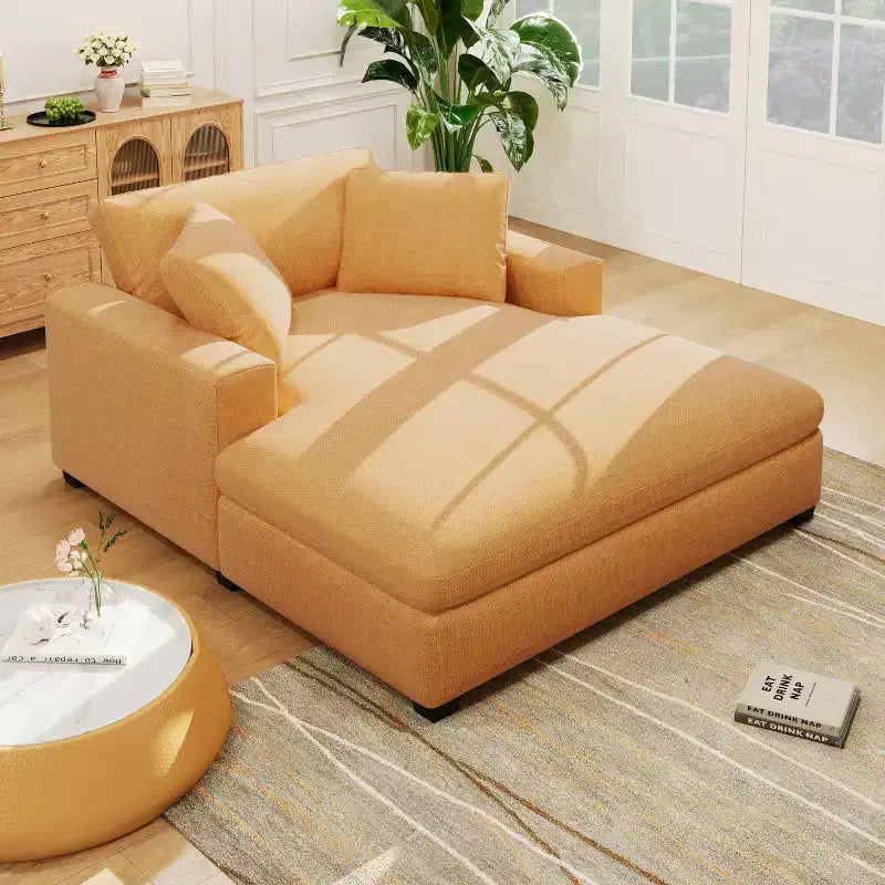 Christopher Knight Home Brice Grand Canapé Modulable en Tissu avec Oreillers
