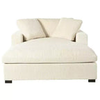 Christopher Knight Home Brice Oversized Fabric Sofa Chaise with Pillows