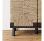 Nathan James Lot de 4 consoles Beacon en jonc de mer avec portes