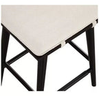 Nathan James Lot de 4 tabourets de bar Barker en bouclette, hauteur comptoir