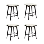 Nathan James Set of 4 Barker Boucle Counter Height Barstools