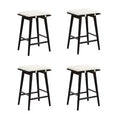 Nathan James Set of 4 Barker Boucle Counter Height Barstools