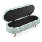 Banc de rangement multifonctionnel en bois et fausse fourrure Lvan de Christopher Knight Home