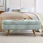 Banc de rangement multifonctionnel en bois et fausse fourrure Lvan de Christopher Knight Home