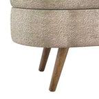 Banc de rangement multifonctionnel en bois et fausse fourrure Lvan de Christopher Knight Home