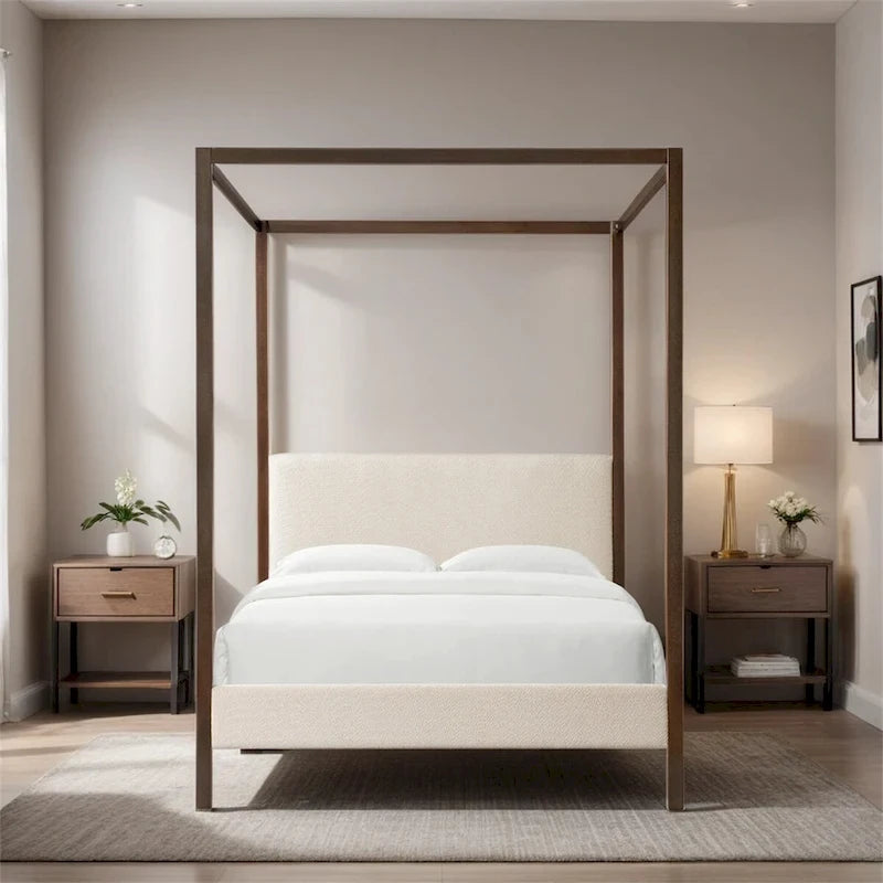 Queen Size Pelican Canopy Platform Bed