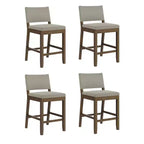 Nathan James Linus Set of 4 Counter Height Barstools