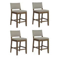 Nathan James Linus Set of 4 Counter Height Barstools