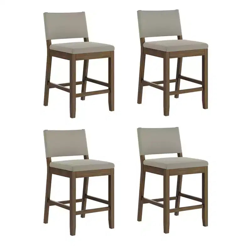 Nathan James Linus Set of 4 Counter Height Barstools