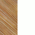 Nathan James Lot de 2 tables de chevet Kensi en bois à chevrons