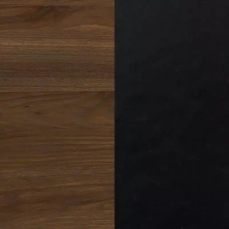 Nathan James Lot de 2 tables de chevet Kensi en bois à chevrons