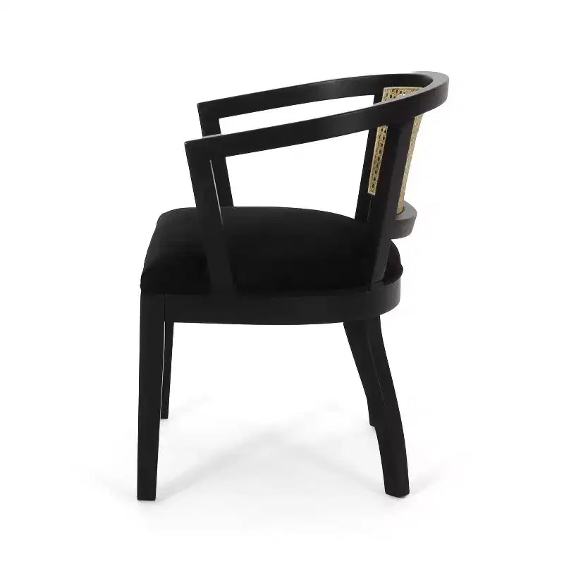 Chaises de salle à manger traditionnelles Christopher Knight Home Delwood en bois d'hévéa et cannage (lot de 2)