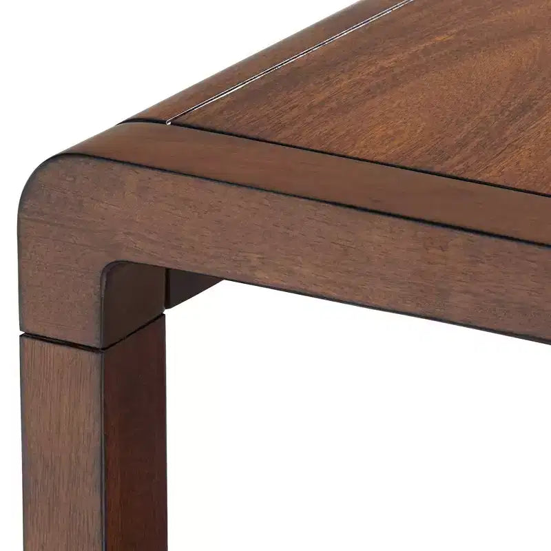 55 Downing Street Powell 22 Table d'appoint large en bois brun