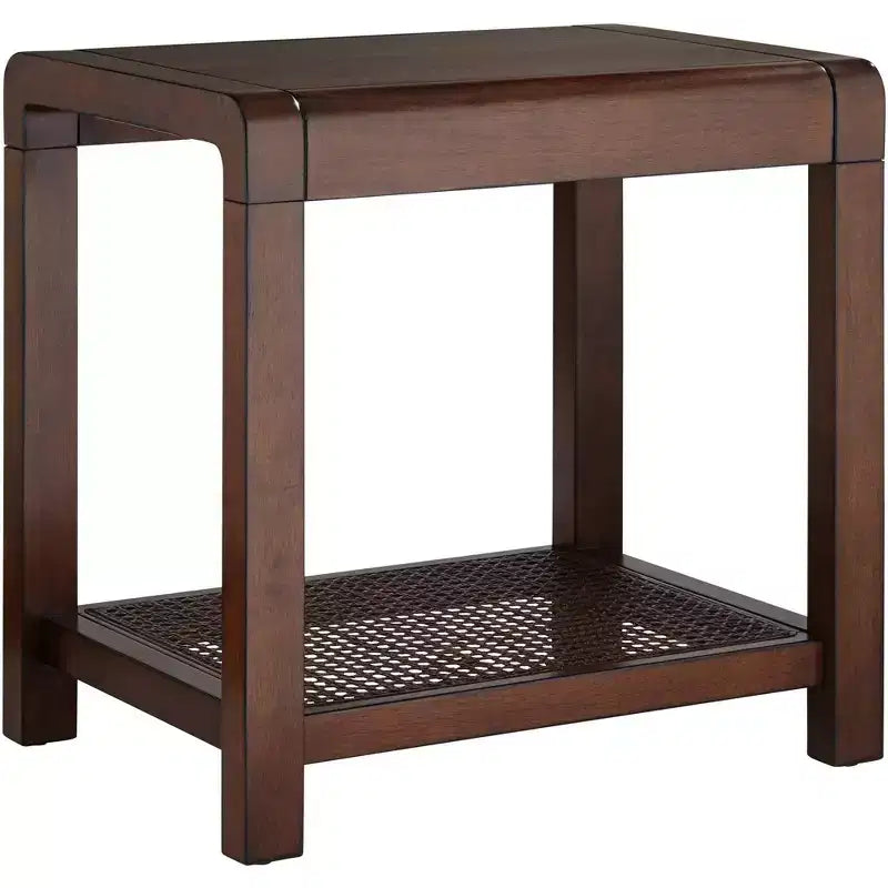 55 Downing Street Powell 22 Table d'appoint large en bois brun
