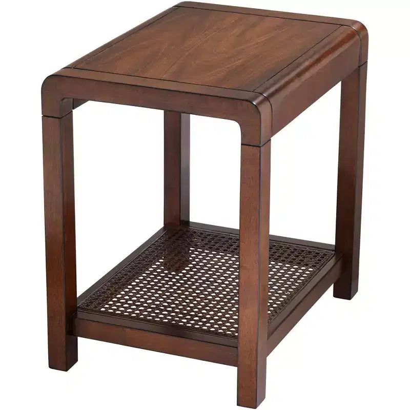55 Downing Street Powell 22 Table d'appoint large en bois brun