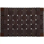 55 Downing Street Moran Tabouret de bar en cuir marron 25 1/2 po