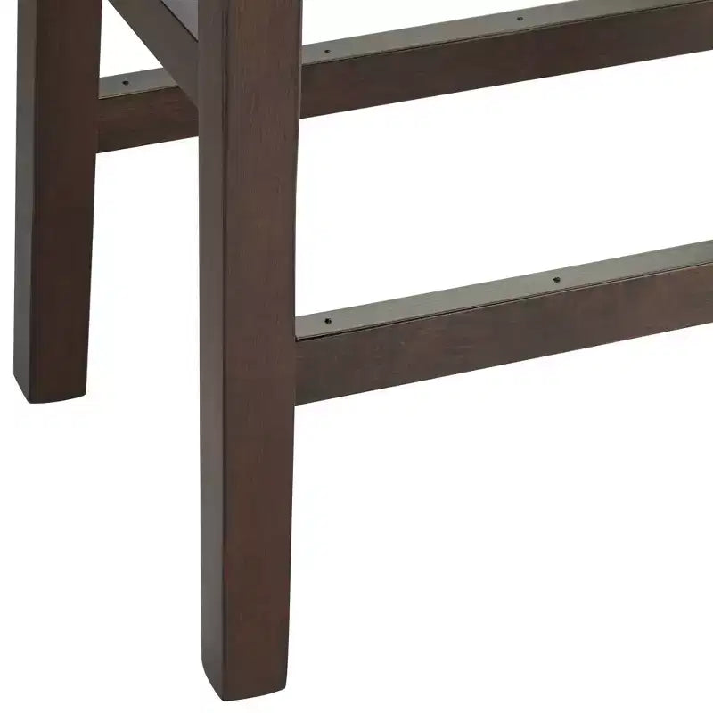 55 Downing Street Moran Tabouret de bar en cuir marron 25 1/2 po