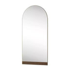 Dovelina Miroir sur pied en bois arqué sur toute la longueur