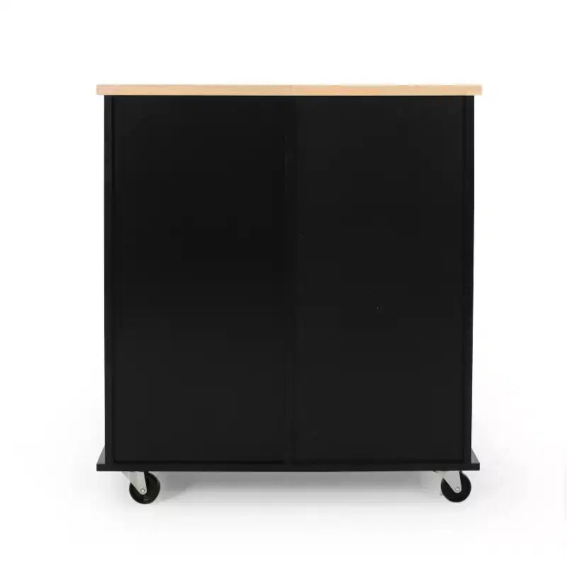Chariot de Cuisine Contemporain avec Roulettes et 2 Tiroirs GDFStudio Yohaan