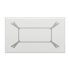 Table de salle à manger rectangulaire du milieu du siècle avec plateau en noyer foncé / verre / verre fumé et pieds effilés – 6 places