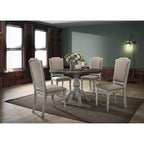 Table de salle à manger ronde sur pied en bois Iris de Roundhill Furniture