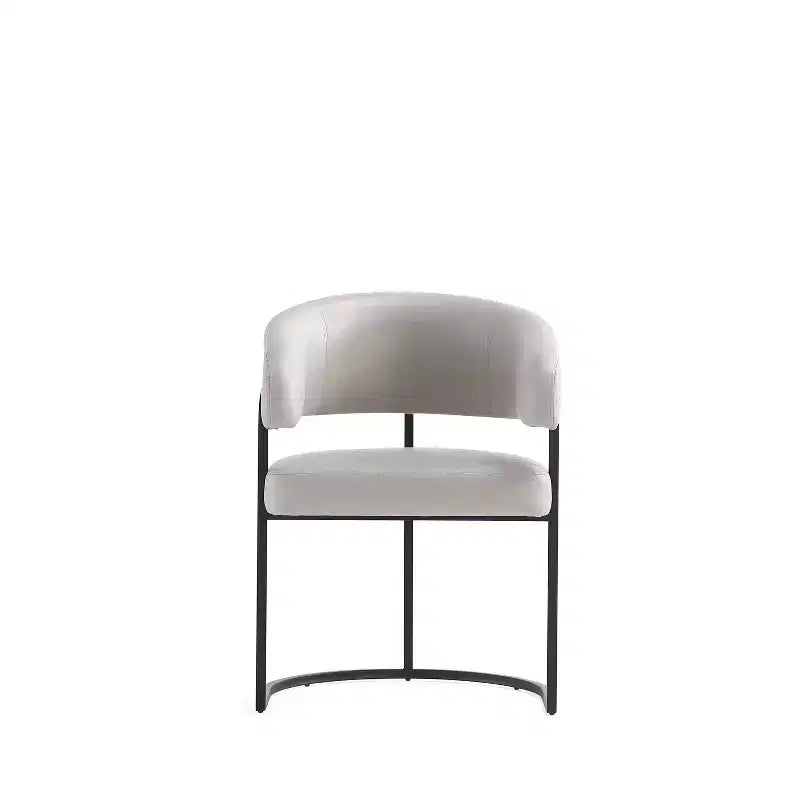Lot de 6 chaises de salle à manger modernes rembourrées en similicuir Augusta de Manhattan Comfort