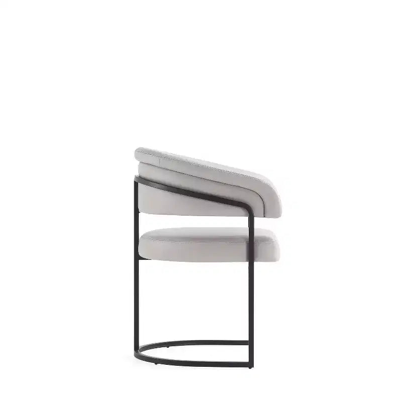 Lot de 6 chaises de salle à manger modernes rembourrées en similicuir Augusta de Manhattan Comfort
