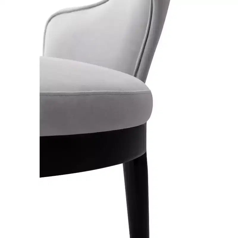 Fauteuil de salle à manger moderne Carrington en velours, par Manhattan Comfort