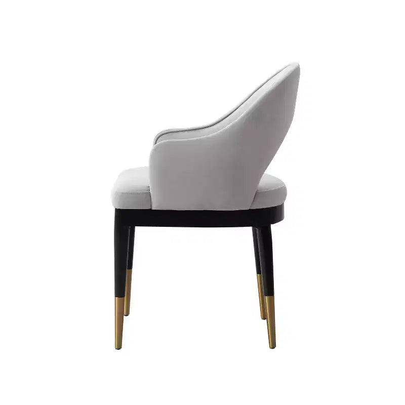 Fauteuil de salle à manger moderne Carrington en velours, par Manhattan Comfort
