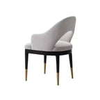Fauteuil de salle à manger moderne Carrington en velours, par Manhattan Comfort