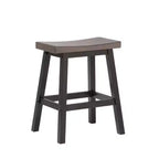 Brassex Lot de 2 tabourets de bar hauteur comptoir Ashanti