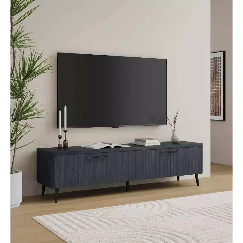 Meuble TV Jodie 68.9 Manhattan Comfort pour téléviseurs jusqu'à 60 po avec 2 tiroirs