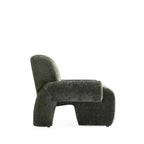 Chaise d'appoint moderne rembourrée en chenille Verandah Manhattan Comfort