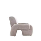 Chaise d'appoint moderne rembourrée en chenille Verandah Manhattan Comfort