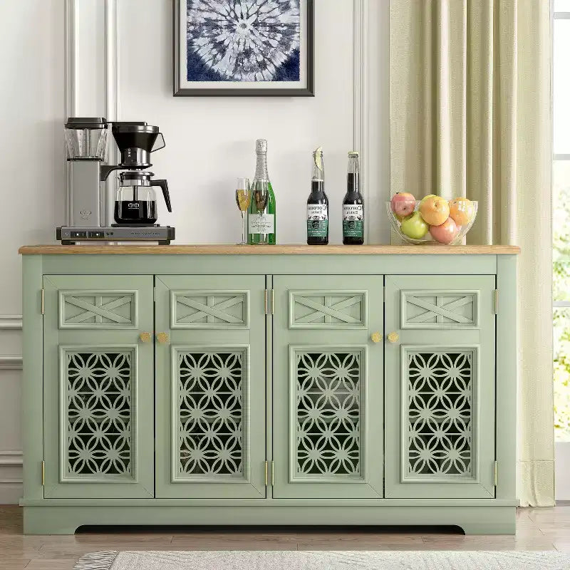 Buffet/Meuble d'Appoint Festivo 57" Vintage avec Rangement