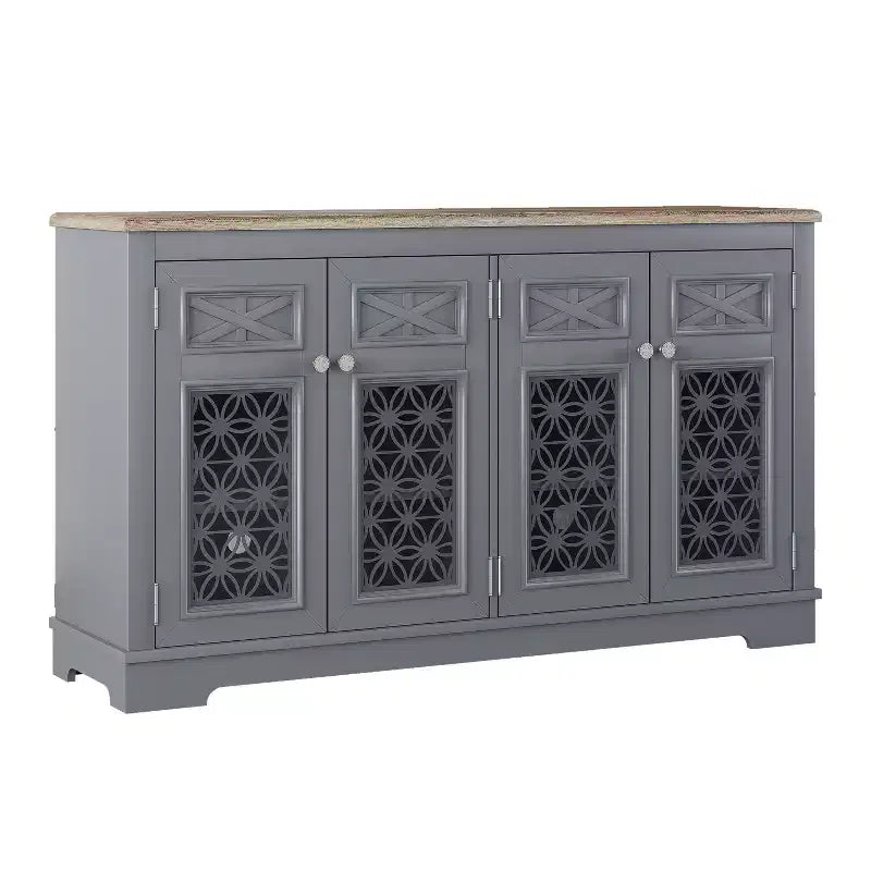 Buffet/Meuble d'Appoint Festivo 57" Vintage avec Rangement