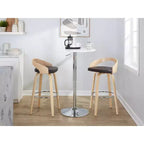 Lot de 2 tabourets de bar pivotants Grotto 76 cm LumiSource