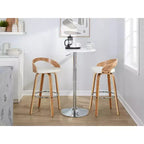 Lot de 2 tabourets de bar pivotants Grotto 76 cm LumiSource