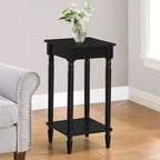 Table d'appoint Kim Breighton Home avec étagère, style campagne française