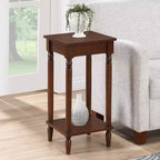 Table d'appoint Kim Breighton Home avec étagère, style campagne française