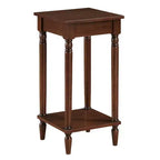 Table d'appoint Kim Breighton Home avec étagère, style campagne française